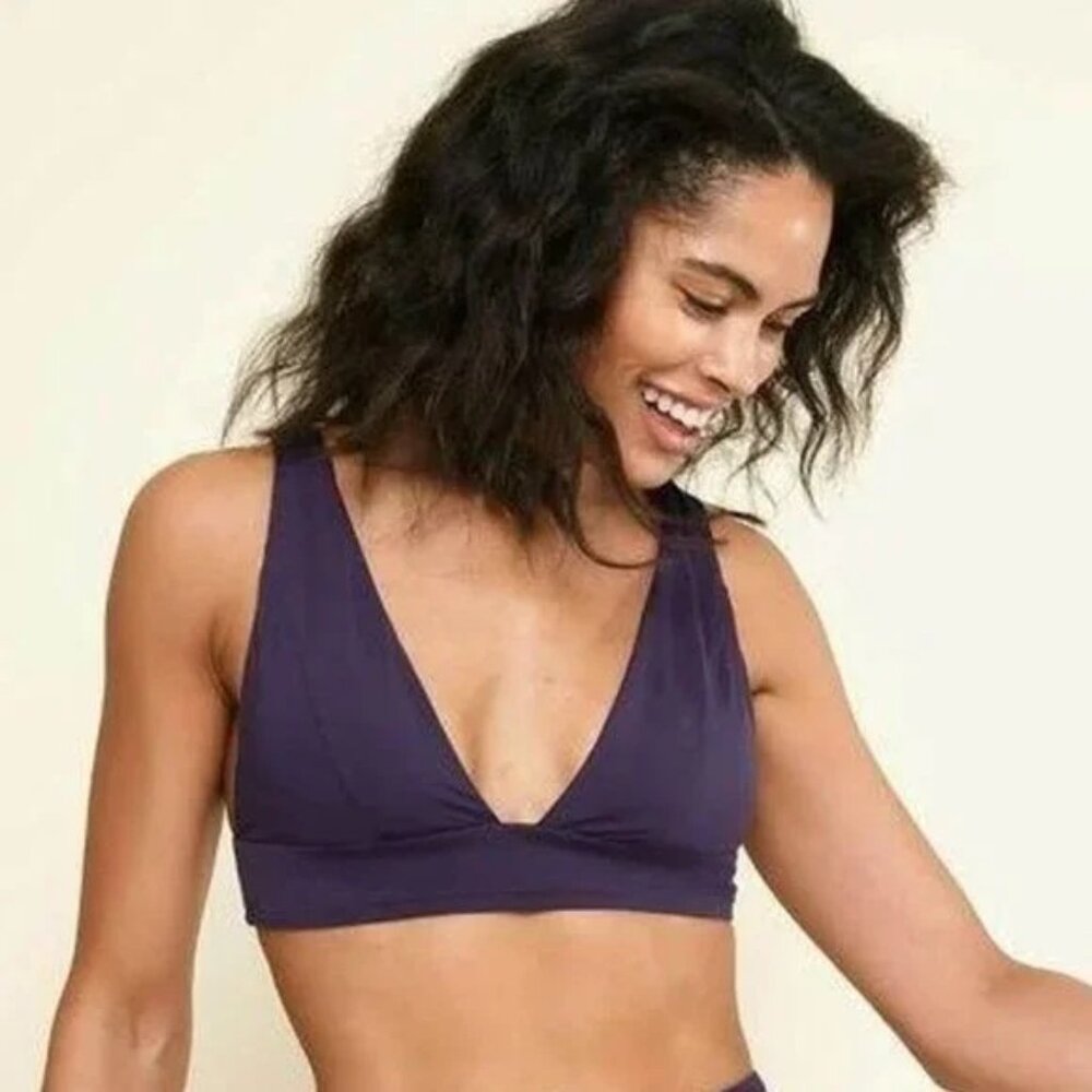 Andie Women's Purple Bikini Top
